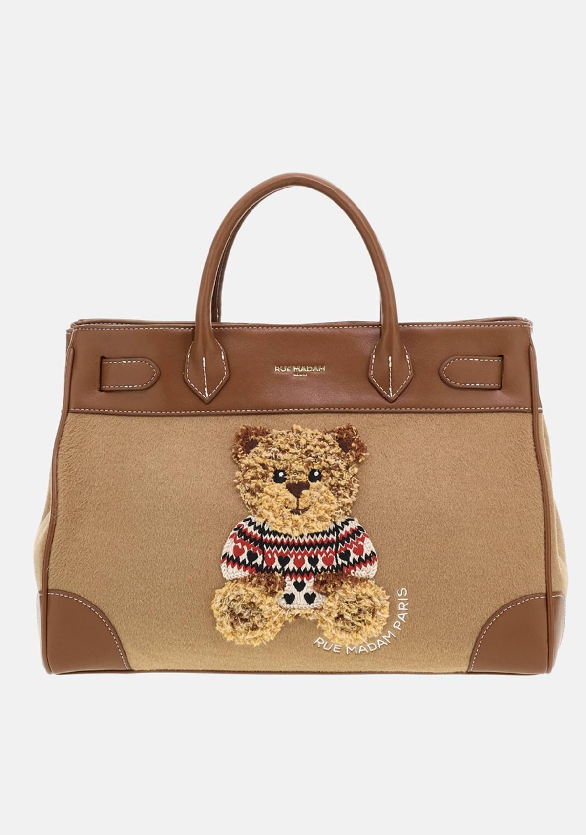 Borsa RUE MADAM MARVIN LOVE TOTE - Camel