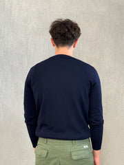 MASQ M1000 14 0650 Crewneck Sweater - Blue
