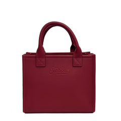 Borsa a mano SAINT BARTH VANITY MIDI - Leather Bordeaux 00777I