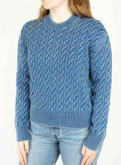 Pullover Boyfriend Cable Crew LEVI'S 0037S-0004 - Indigo Blue