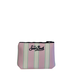Pochette SAINT BARTH ALINE STRIPES 00760L - Bianco/Rosa