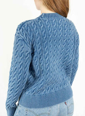 Pullover Boyfriend Cable Crew LEVI'S 0037S-0004 - Indigo Blue