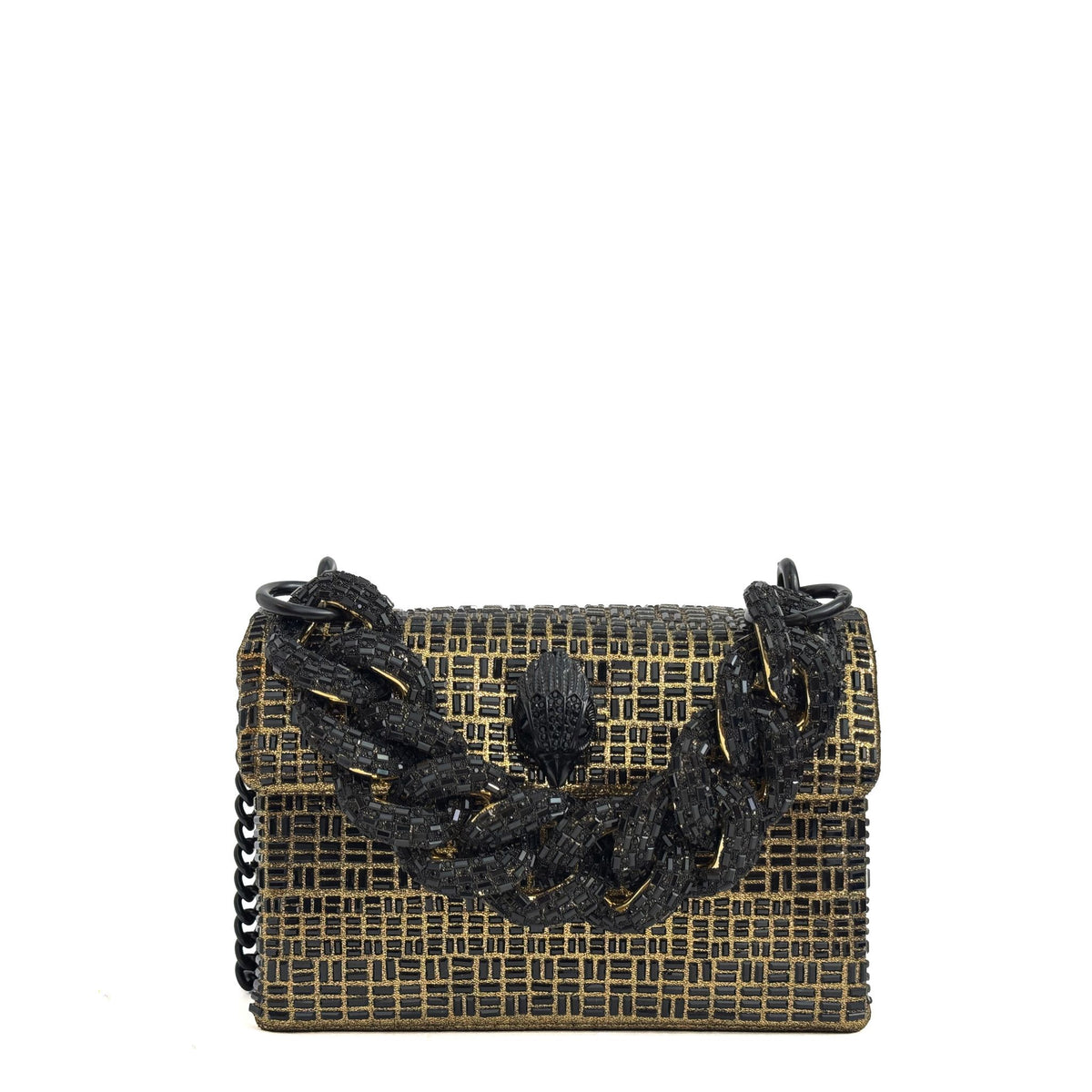 Borsa KURT GEIGER MINI KENSINGTON CHAIN - Black