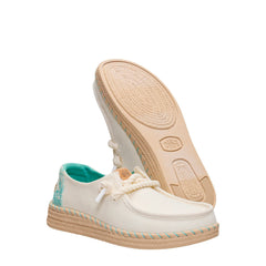 Sneaker HEY DUDE Wendy Espadrille Hibiscus 45237 - Egret/Multi