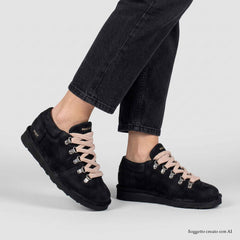 Polacchino P007 PANCHIC Clay Nabuck - Black