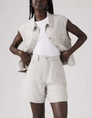 Short LEVI'S High Baggy Crystal Gray  A9311-0018