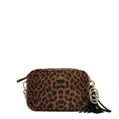 Borsa a spalla LA CARRIE ANIMALIER GIUDI 152P-CC-185-SUE - Suede Leopard