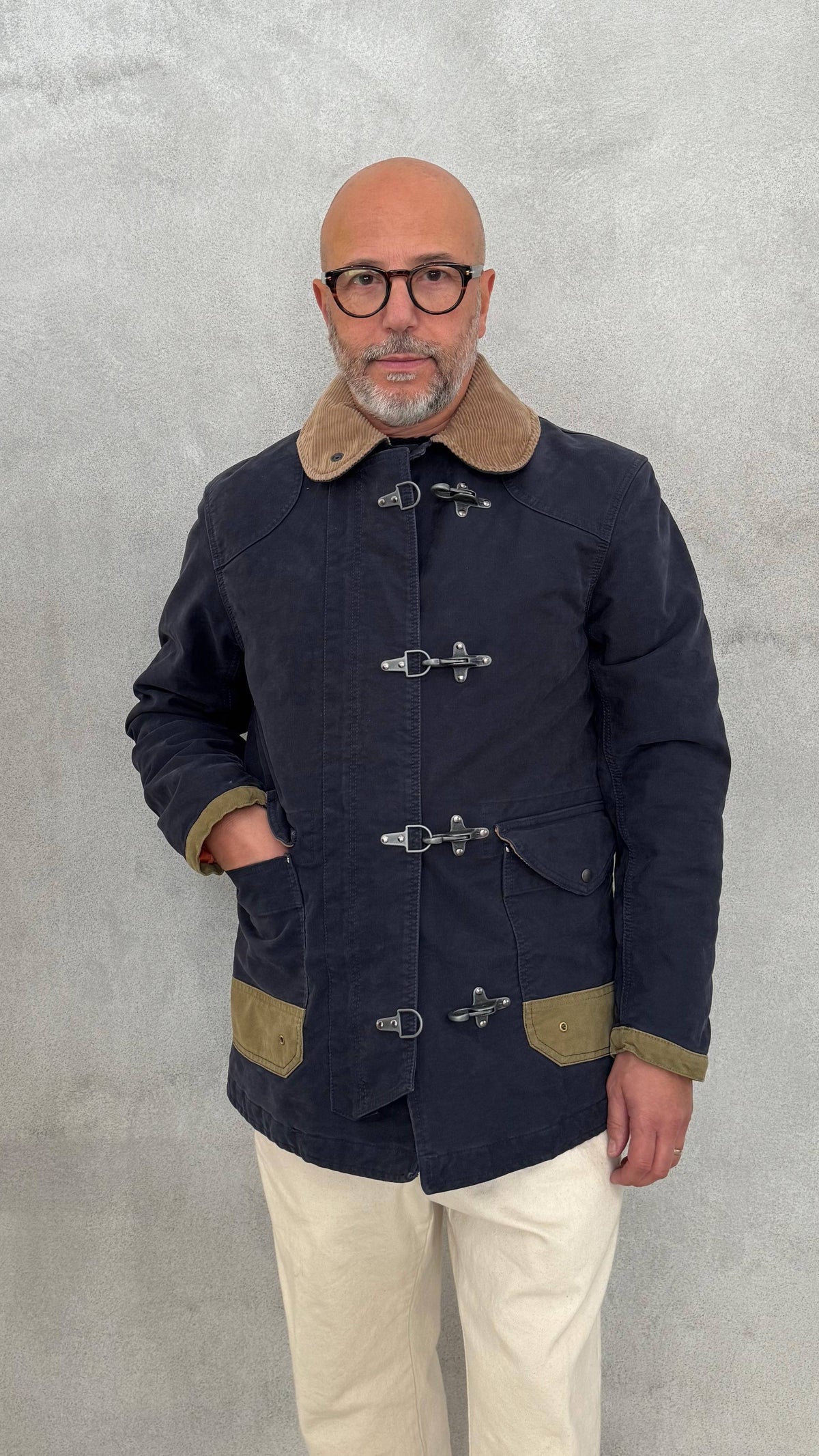 Giacca CHESAPEAKE'S Bedford Jungle cloth - Navy