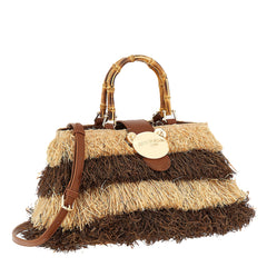 Borsa a mano RUE MADAM Riad Fringes Basket - Brown