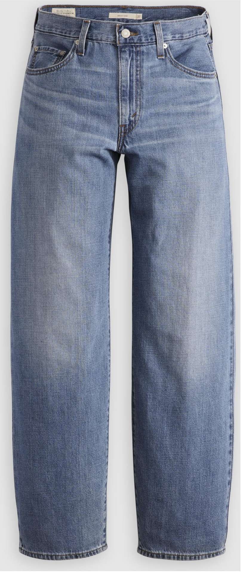 Jeans Baggy Dad LEVI'S A3494-0057 - Heavy Check Blu