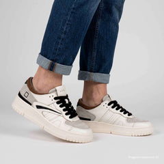 Sneaker D.A.T.E. TORNEO - Colored White-Cuoio