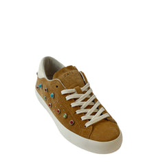 Sneaker D.A.T.E. HILL LOW STUDS - Cuoio