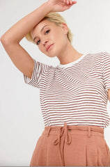 T-shirt ARTLOVE Lena - Brown