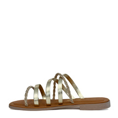 Sandalo basso DONNA TOSCANA LIDO812 - Platino