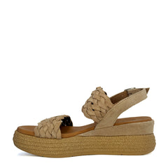 Sandalo con zeppa PLAY PL172 - Sabbia