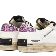 Sneaker CRIME LONDON DISTRESSED 25006 - Bianco/Oro
