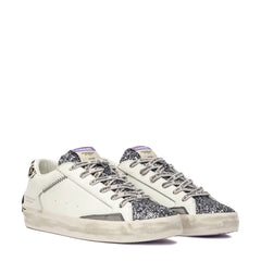 Sneaker CRIME LONDON DISTRESSED 25003 - Bianco/Glitter