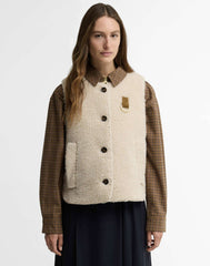 Gilet in pile BARBOUR LGI0228 CR11 - Ecru