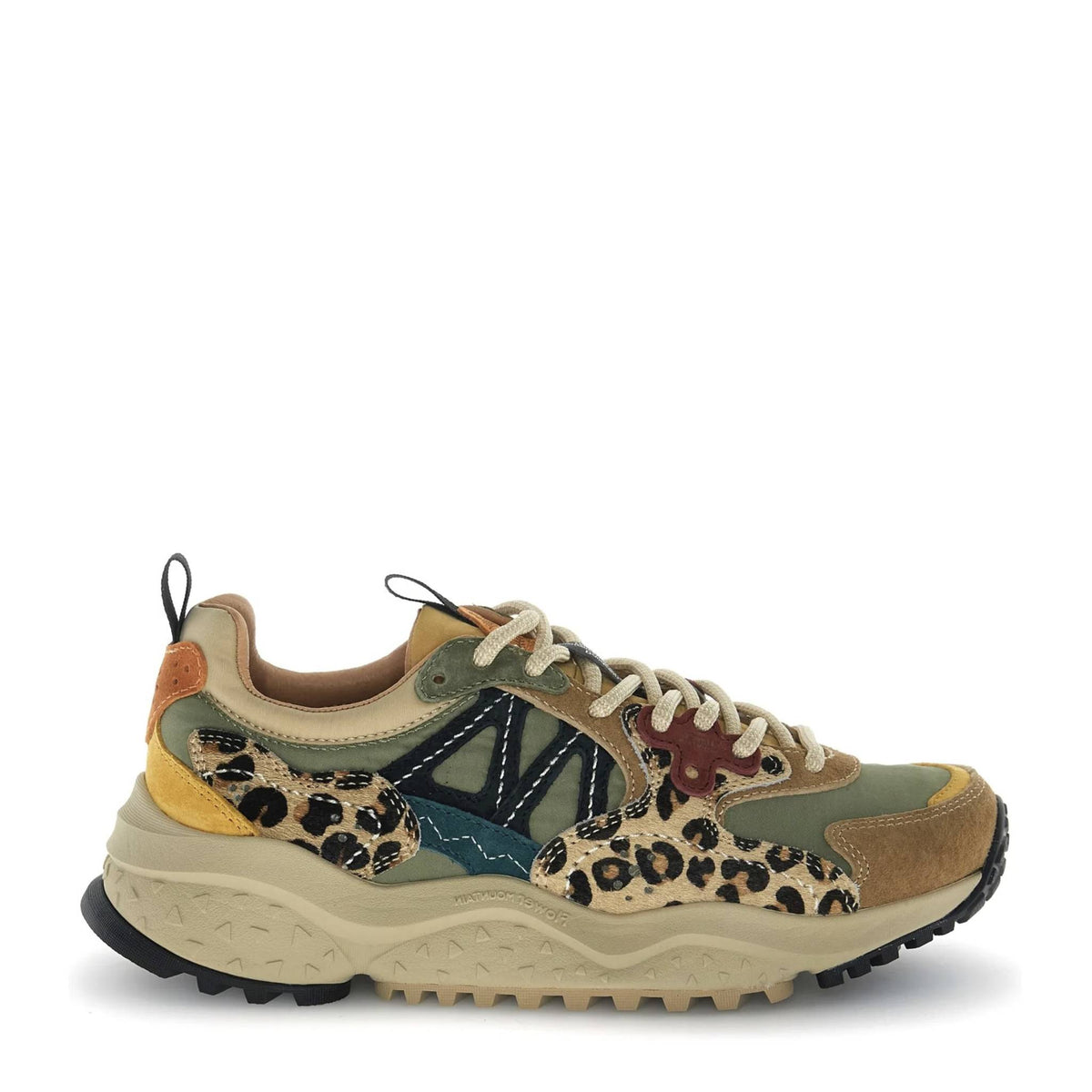 Sneaker FLOWER MOUNTAIN SOLIN W - Brown/Military/Black/Pony