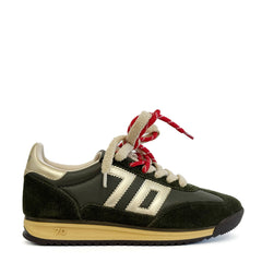 Sneaker BACK 70 JOGGER N101 - Spongy Nappa Forest/Gold
