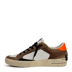 Sneaker CRIME LONDON SK8 DELUXE 15103AA7 - Bianco/Marrone