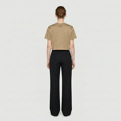 T-shirt in jersey lurex GAELLE PARIS GAABW07733 - Oro