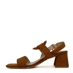 Sandalo con tacco FRANCESCO MILANO J30-01C - Marrone