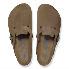 Ciabatta BIRKENSTOCK Boston 1030861 - Suede Dark Tea