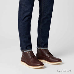 Stivaletto TIMBERLAND Millcraft MId Lace TB0A2A5HW01 - Dark Brown