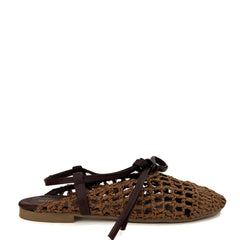 Ballerina SHADDY 251376 rafia - Brown/Maun
