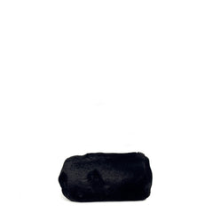Borsa a mano SAINT BARTH VANITY MINI SOFT FUR - Nero 00292I