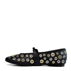 Ballerina STEVE MADDEN REJOICE-S - Black/Sil/Gold