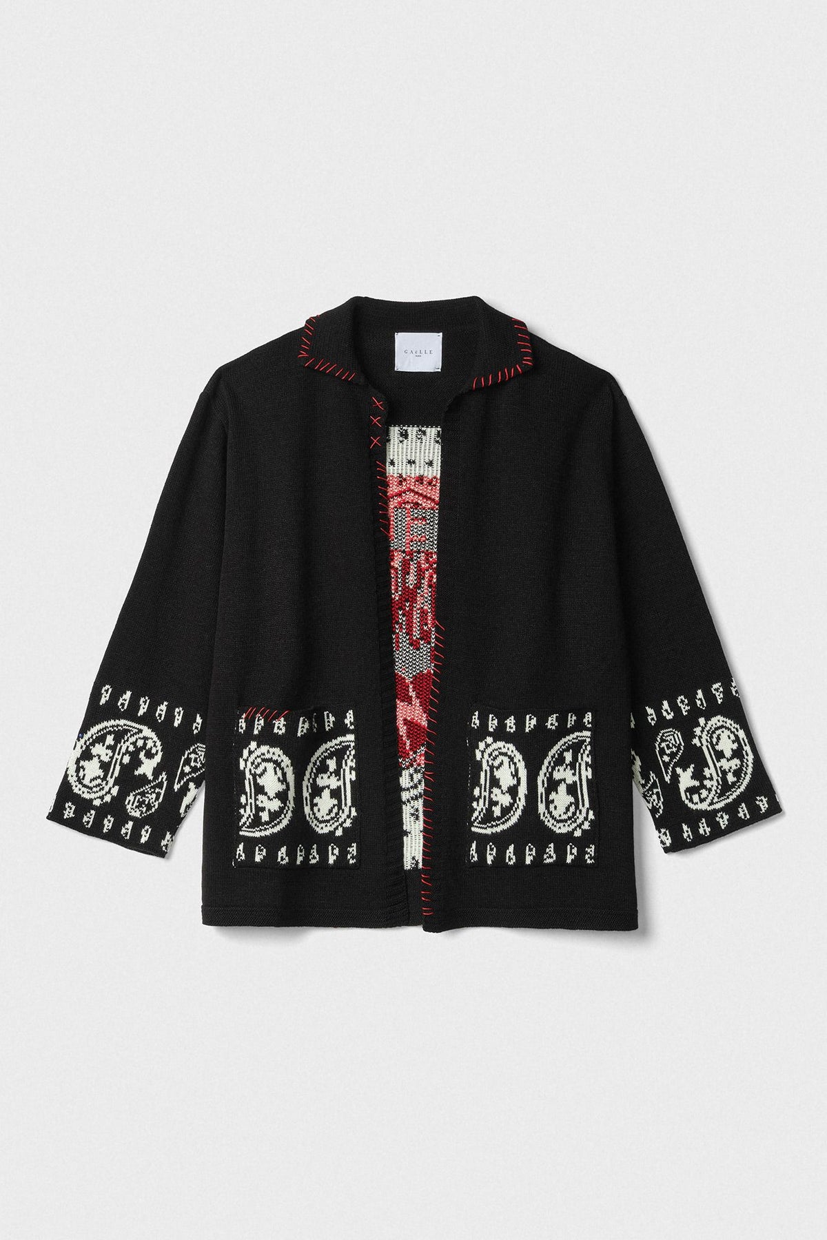 Giacca in maglia GAELLE PARIS GAABW07202 - Nero