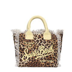Borsa SAINT BARTH COLETTE - Sand Leopard 04176H