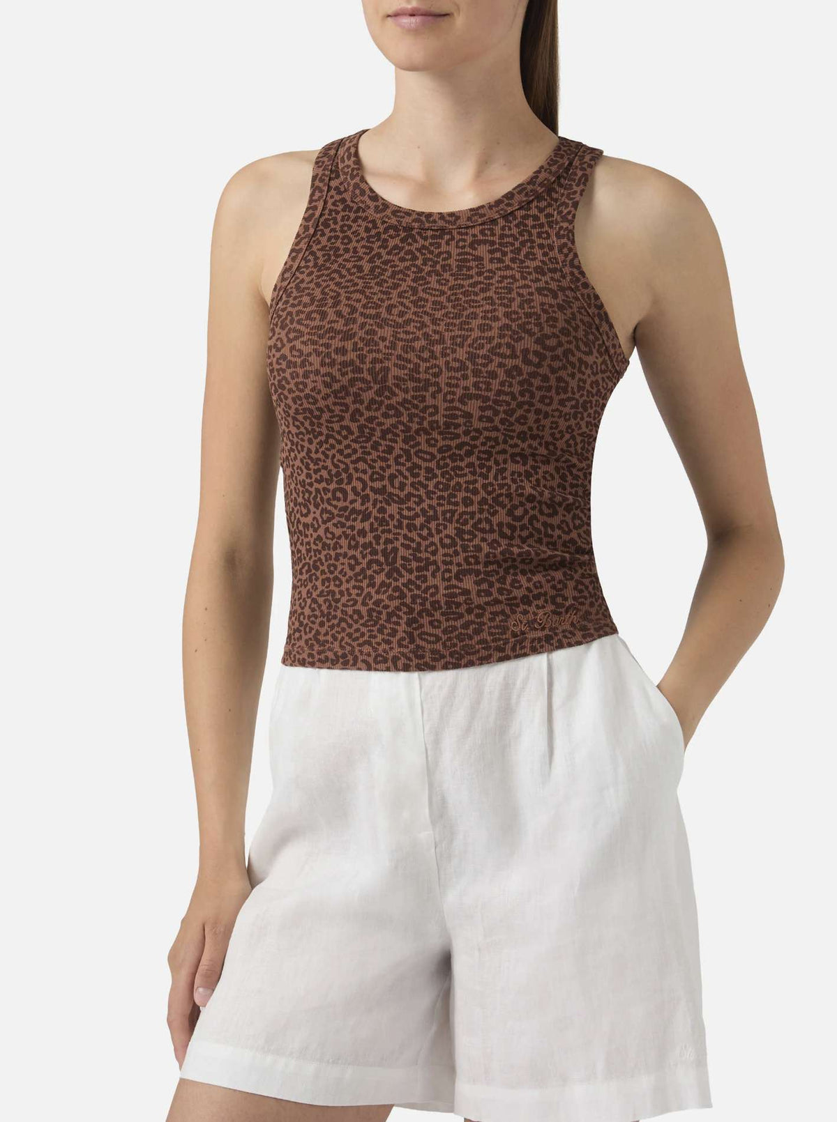 Canotta SAINT BARTH Ada 09032L - Pastel Leopard