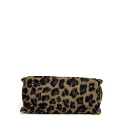 Borsa a mano SAINT BARTH COLETTE FELT - Leopard 00223I