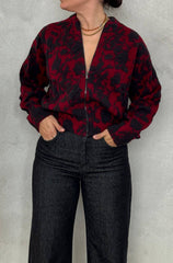 Bomber KNITEREE KNW2520CA - Plum