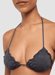 Top Bikini Triangolo SAINT BARTH Sagittarius 08667L - Sangallo Antracite