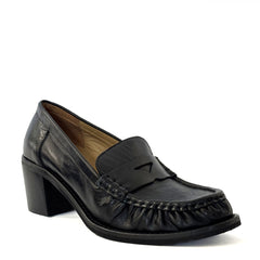 Mocassino con tacco JULIE DEE MW000 - Nero