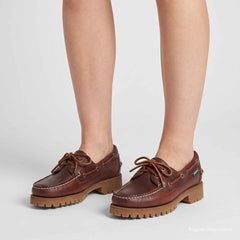 Mocassino SEBAGO Ranger Waxy Woman 7002IR0 - Brown/Gum
