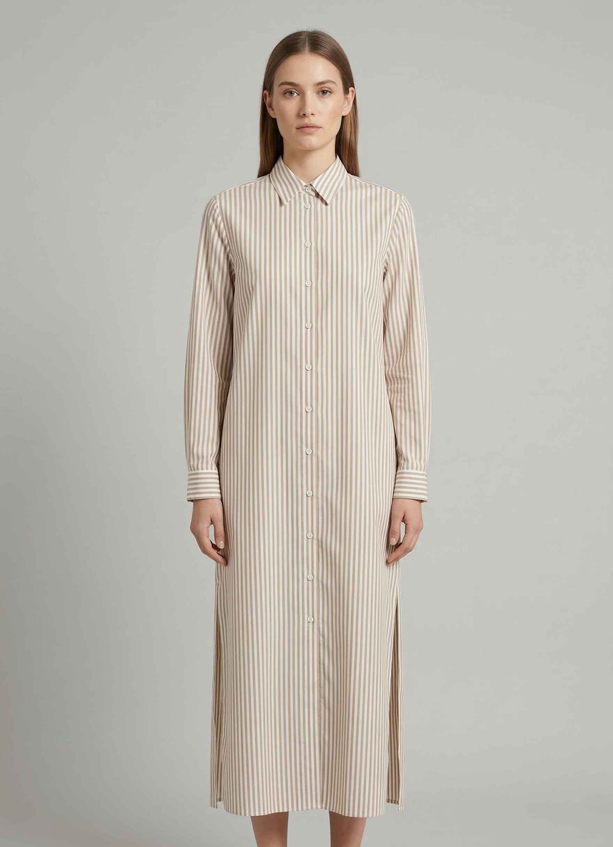 Abito SAINT BARTH ADELINE - Stripes 01293L Bianco/Beige