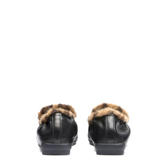 Mocassino ASH BARKLEY FUR - Black/Leopard