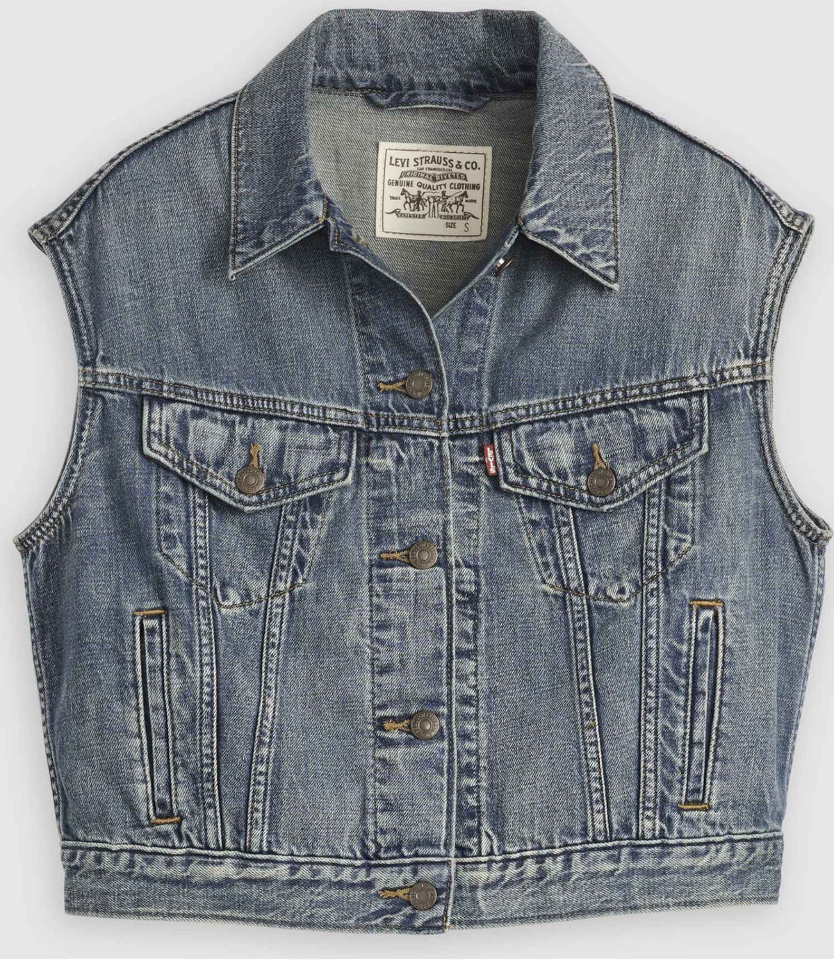 Gilet LEVI'S SHRUNKEN 90's 001W2-0001