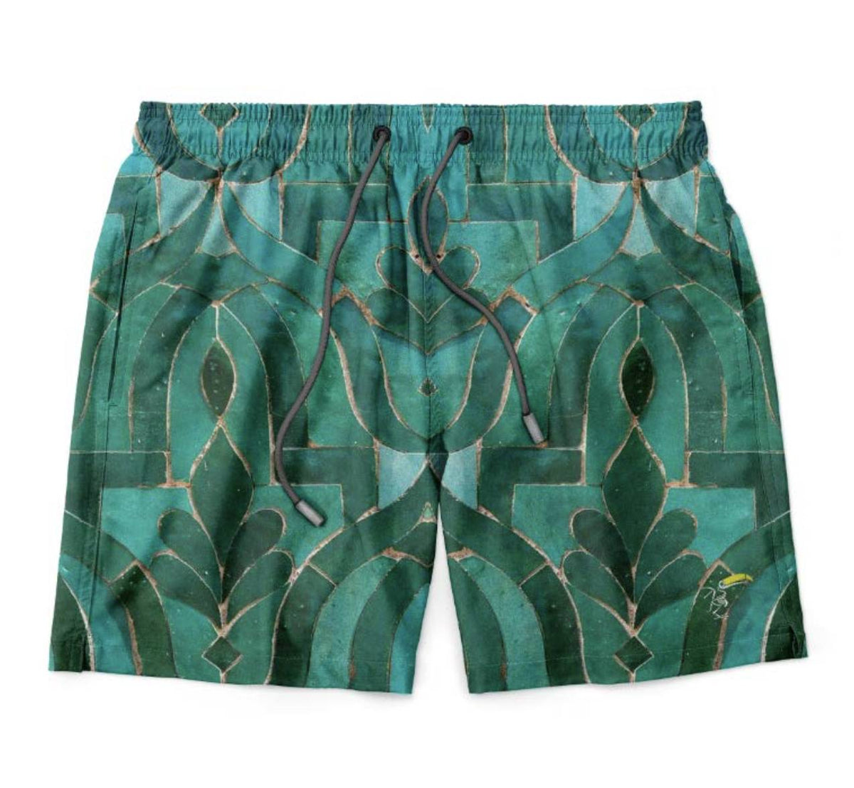 Bermuda mare uomo TOOCO CLB Majorelle - Turquoise