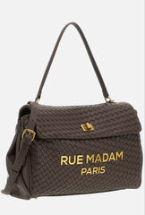 Borsa RUE MADAM LE JOURS XL MOTIF TOTE - Chocolate