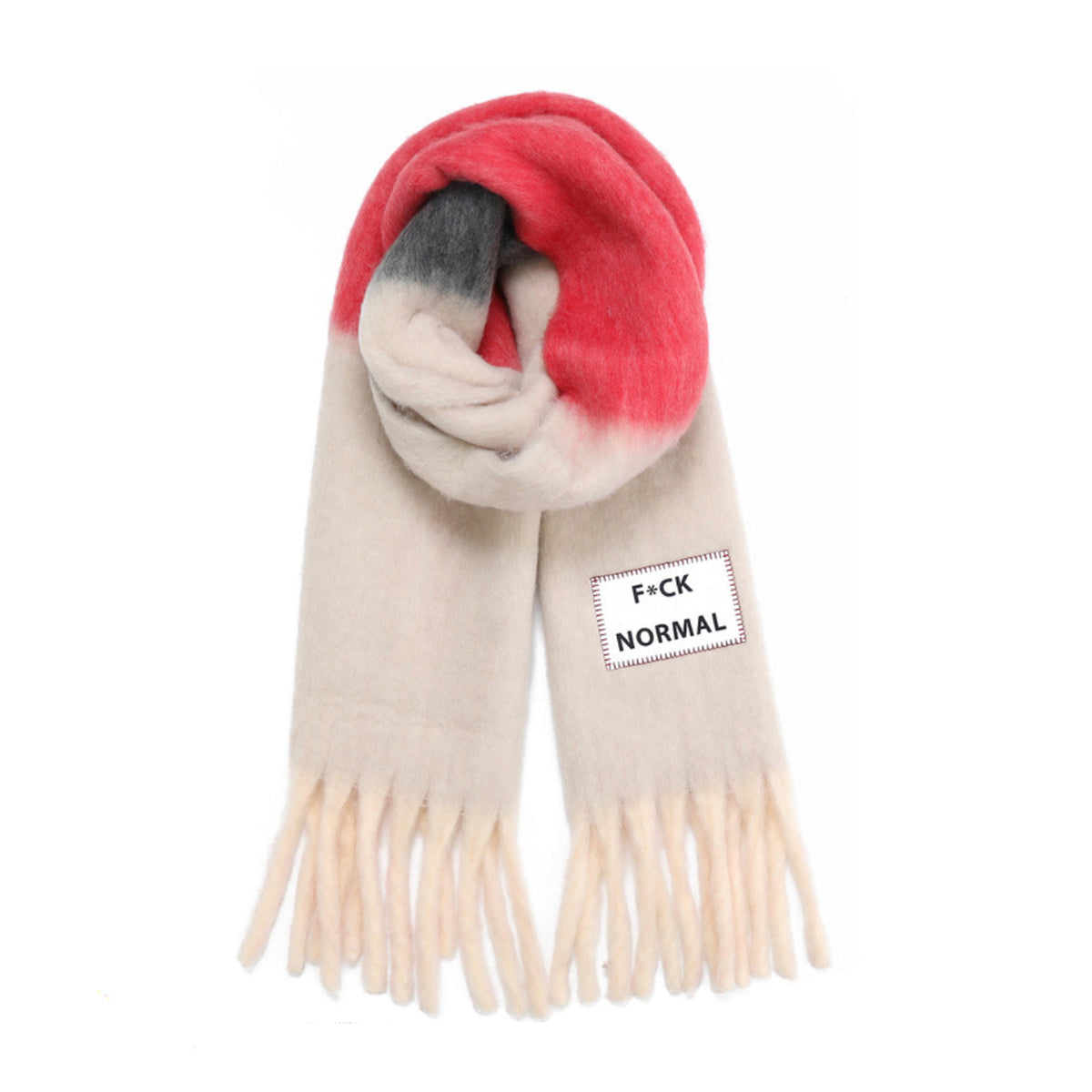 Sciarpa VERB TO DO F*ck Normal RP 018 - Rosso / Nero