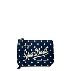 Pochette SAINT BARTH ALINE POIS 03285L - Blu