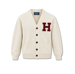 Cardigan lana CHESAPEAKE'S Harvard - Cream