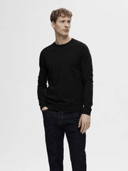 Pullover in maglia SELECTED 16074682 - Black