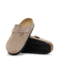 Ciabatta BIRKENSTOCK Boston 1030418 - Rivet Taupe